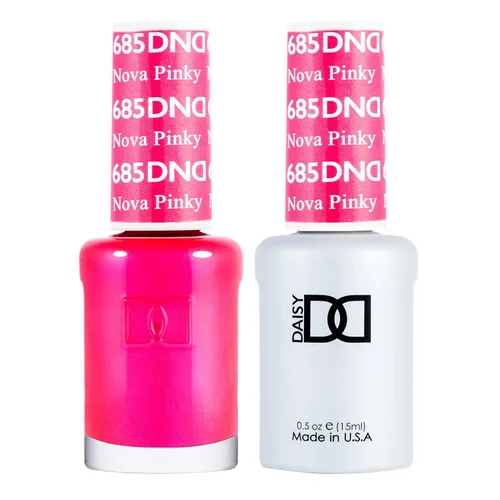 Miniatura 9 de DND - Juego de esmaltes de gel, colección rosa, esmalte de gel UV/LED y esmalte de uñas secado al aire, dúo de esmalte a juego sin astillas, 0.5