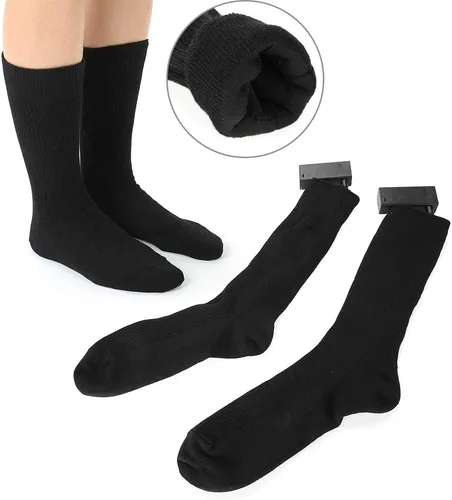 Miniatura 6 de Calcetines calefactables con batería eléctrica, calcetines eléctricos para hombres y mujeres, calcetines cálidos para invierno, para esquí
