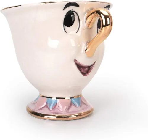 Miniatura 2 de GZHaiTuoSi Taza de tetera con diseño de dibujos animados de la nueva belleza y la bestia Mrs Potts con chip, un juego encantador y set