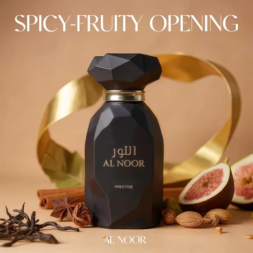 Miniatura 2 de AFLUXE AL NOOR PRESTIGE EAU DE PARFUM PARA HOMBRE 100 ml Apertura de Notas Afrutadas y Especiadas Armonía Oriental Regalo de Lujo