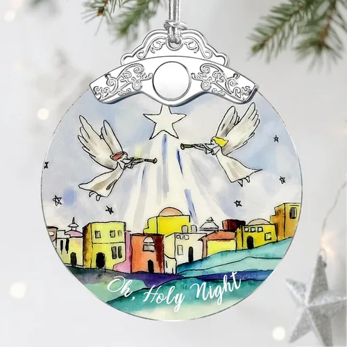 Miniatura 20 de Jocidea Adorno de Navidad, decoración de murciélago de Navidad, adornos de murciélago para árbol de Navidad, adorno de vitral, regalos