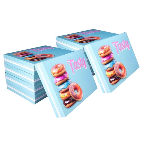 Miniatura 14 de Southern Champion Tray 12123 Caja de donas impresa para panadería, deliciosa impresa, productos horneados, fiestas, cumpleaños, celebraciones