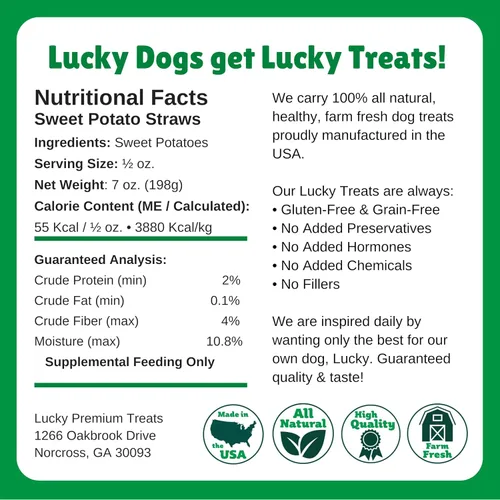 Miniatura 6 de Golosinas para Perros de Tiras de Batata de 7 oz. – Completamente Naturales, Golosinas Vegetales Masticables para Perros Pequeños y Medianos