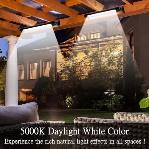 Miniatura 2 de HNRLOY Paquete de 2 luces de pared para exteriores, 36 W, 5000 K, luz diurna, luz blanca, arandela de pared, barra de luz LED lineal de 2 pies y 120