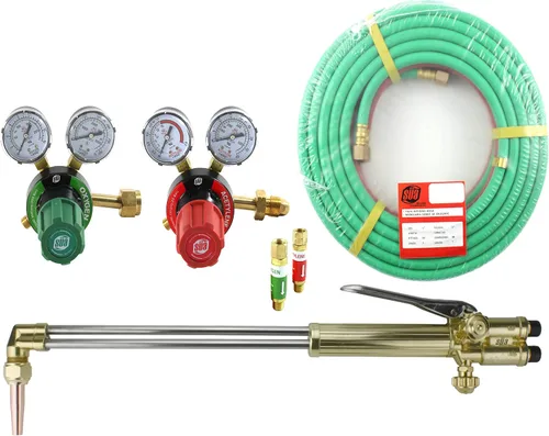 Miniatura 16 de SÜA Antorcha de corte recto resistente de 36 pulgadas, cabezal de 90°, compatible con ST900FC + punta de corte (propano)