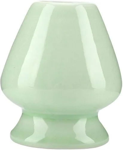 Miniatura 8 de Maxmartt Chasen - Soporte de cerámica para batidor de matcha de bambú, 1 unidad, accesorios de juego de té (verde)