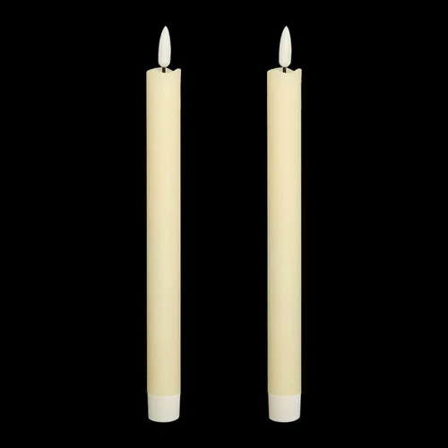 Miniatura 8 de Wondise Velas Cónicas Sin Llama con Control Remoto Temporizador, Candelabros Rojos Cerosos Reales a Batería Velas LED de Mecha 3D para Decoración