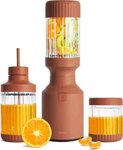 Miniatura 18 de La licuadora mini Beast Plus Mini licuadora de encimera de cocina Mezcla licuados de frutas y batidos, aderezos, salsas, salsas para mojar