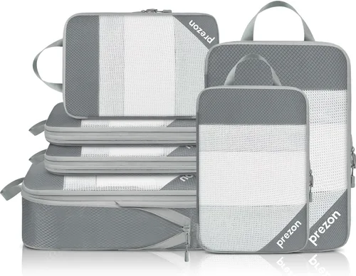 Juego de 8 juegos6 juegos4 cubos de compresión para viajes, artículos esenciales ligeros de viaje para vacaciones, accesorios de viaje para maleta,