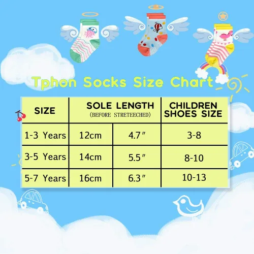Miniatura 7 de Tphon 12 pares de calcetines antideslizantes con agarre en la parte inferior antideslizante, de algodón antideslizante para niños, niñas, niños