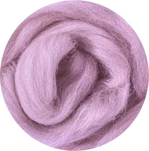 Miniatura 113 de 24 tipos de lana rosa, 4.23 oz (120 g), adecuado para fieltro húmedo y fieltro de aguja de telas hiladas de lana. Un paquete de prueba está Tonos