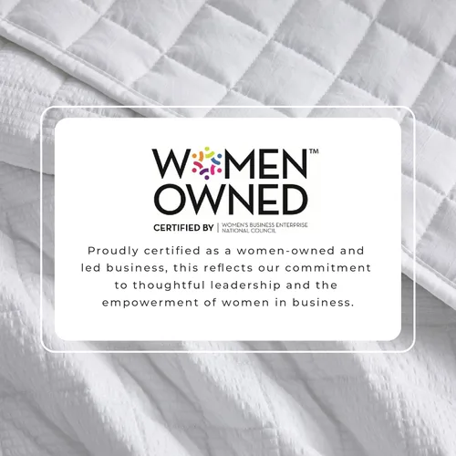 Miniatura 5 de Great Bay Home Full/Queen Quilt Set - 3-Piece Seersucker Box-Stitched Bedding Set - Soft, Lightweight, All-Season Bedspread (White)
