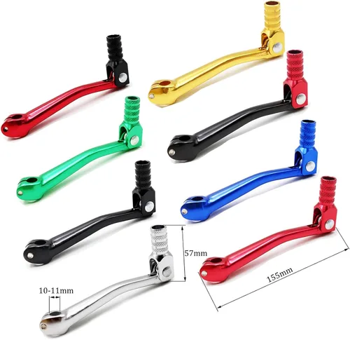 Miniatura 3 de PRO BAT Palanca de cambios plegable para bicicleta de cross de 50cc 70cc 90cc 110cc 125cc para bicicleta de cross y pit bike, azul
