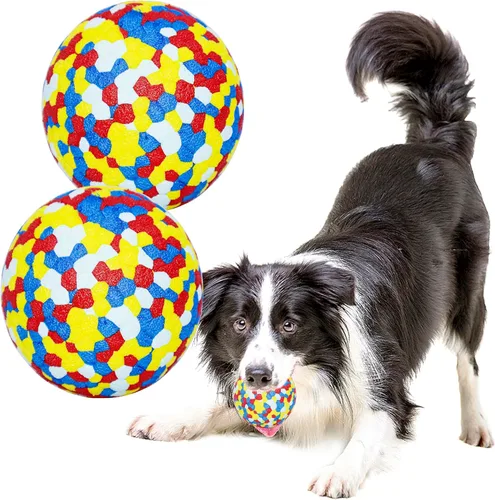 Miniatura 14 de Pelotas de Juguete para Perros para Masticadores Agresivos, Pelotas Flotantes Rebotadoras Indestructibles y Duraderas para que los Perros Busquen