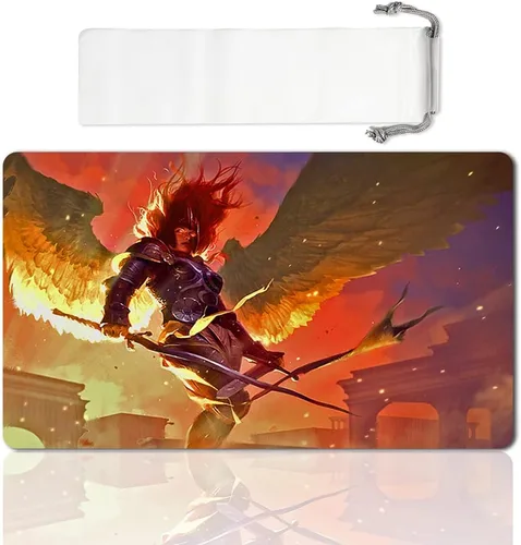 Miniatura 17 de Juego de mesa MTG Playmat Games Tamaño 60X35 cm CCG Compatible para MTG CCG RPG Juego de cartas coleccionables (Ajani Steadfast)