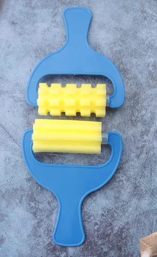 Miniatura 6 de Juego de 8 rodillos de esponja de pintura, lavables, suaves, brochas de pintura, esponja de rodillo de espuma para niños, dibujo, manualidades