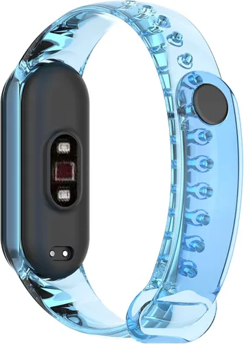 Miniatura 2 de Senter Correa de repuesto de silicona suave para Xiaomi Mi Band 5 / Mi Band 6 Smart Watch Azul
