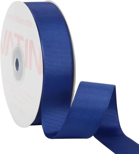 Miniatura 33 de Vatin - Rollo de cinta de grogrén, rollos de 25-50 yardas, perfecto para decoración de bodas, coronas, baby showers, envolturas de paquete de regalo