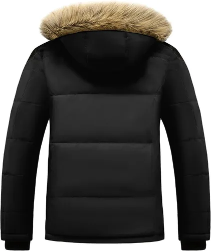 Miniatura 3 de Chaqueta de esquí impermeable de invierno para hombre, abrigo con capucha cálido y resistente al viento