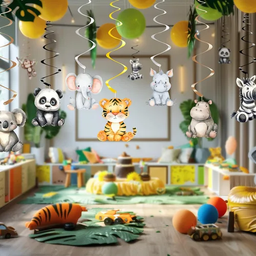 Miniatura 11 de Paquete de 40 decoraciones colgantes de discoteca – Decoraciones retro de cumpleaños de baile para niñas, suministros de fiesta de discoteca