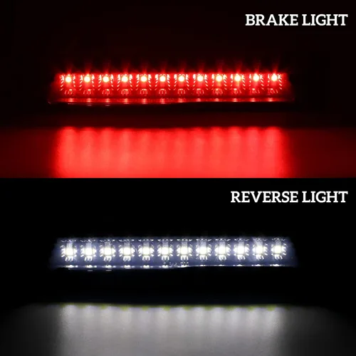 Miniatura 2 de Tercera luz de freno LED para Ram 1500 2500 3500 94-01, KEWISAUTO negro ahumado LED 3ª luz trasera de freno trasero para Dodge Ram 1500 2500 3500