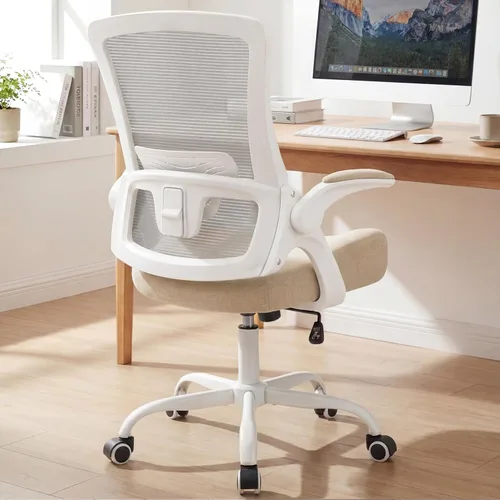 Miniatura 11 de NEO CHAIR Silla de oficina con respaldo alto, silla de malla, cómodo asiento de computadora para juegos con reposacabezas ergonómico ajustable, 2.