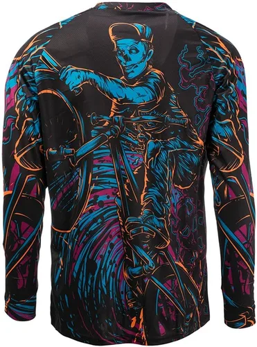Miniatura 171 de Hotlion Camiseta de ciclismo para hombre, manga larga, MTB Motocross, ropa de carreras todoterreno