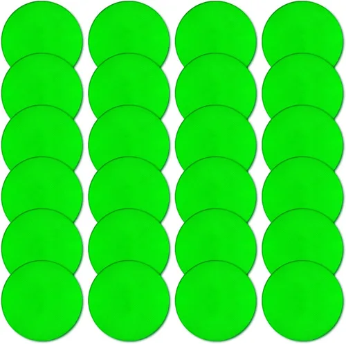 Miniatura 27 de Marcadores de punto de polietileno de 4 pulgadas/9 pulgadas, de goma antideslizante, marcadores de agilidad de conos de campo plano, puntos de suelo
