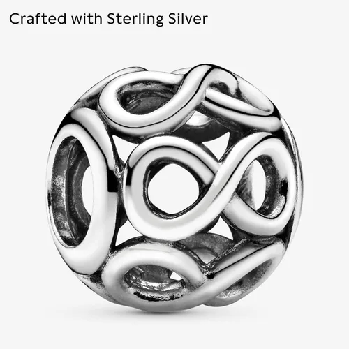 Miniatura 3 de PANDORA Joyería Infinite Shine Charm de plata de ley