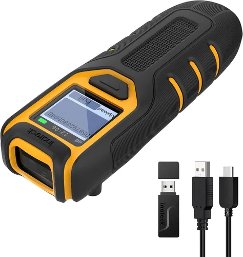 Miniatura 8 de Inateck Escáner de Código de Barras Inalámbrico, Escáner de Código de Barras Bluetooth Portátil con Pantalla, Escáner de Código de Barras 1D 2D QR