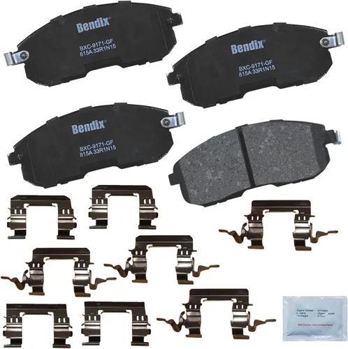 Miniatura 87 de Pastillas de freno delanteras cerámicas Bendix Priority1 CFC2302 para Hyundai Elantra 2021, Sonata 2022-2020, Kia K5 2023-2021
