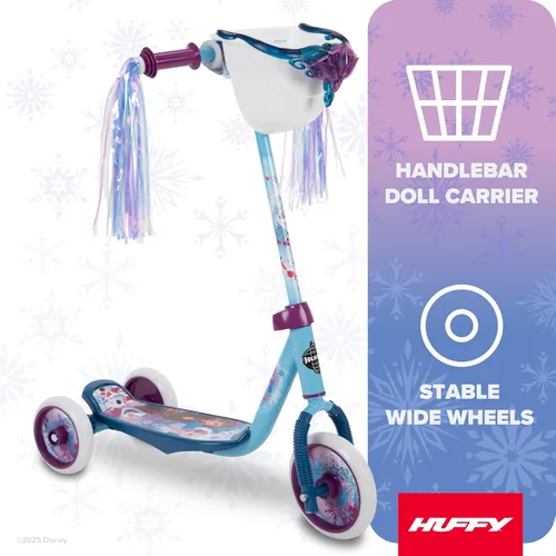 Miniatura 2 de Huffy Toddler 3-Wheel Scooter for Kids, Multiple Colors & Licensed Character Graphics, Ages 3+, Durable Steel Frame, Wide Non-Slip Deck, Stable