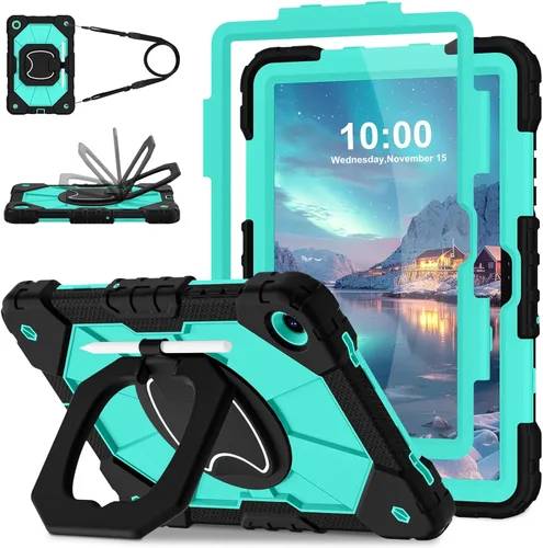 Miniatura 11 de WESOROL Funda para Samsung Galaxy Tab S10 Lite/S10 FE/S9 FE/S9 10.9/11 pulgadas (2025/2023), Funda para Tableta Galaxy Tab S9 a prueba de golpes