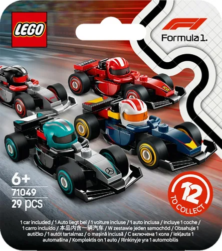 Miniatura 5 de LEGO 71049 F1 Coches de carreras coleccionables al azar Juego de 1 coche de carreras - Uus.