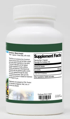 Miniatura 2 de Dunaliella - 450 mg (100 Cápsulas, ZIN: 519997)