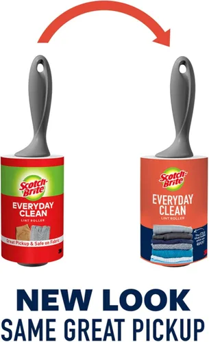Miniatura 2 de Scotch-Brite Everyday Clean Recambios de Rodillo para Pelusas 6 Recambios de Rodillo 420 Hojas Blancas