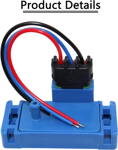 Miniatura 4 de Sensor de Presión Absoluta MAP de Colector de 3 Bares con Turbo Boost y Conector de Cable Pigtail 12223861 Compatible con GM Chevy Buick GMC Pontiac