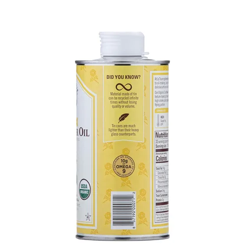 Miniatura 3 de La Tourangelle, Aceite orgánico de girasol alto oleico, aceite neutro para cocinar a fuego medio a alto y cuidado de la piel, sin OMG, libre