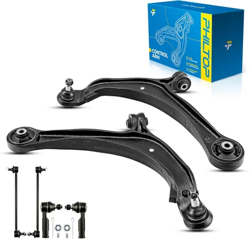 Miniatura 226 de PHILTOP Kit de suspensión delantera de 10 piezas, brazos de control inferiores con juntas de bola, eslabones de extremo de barra estabilizadora