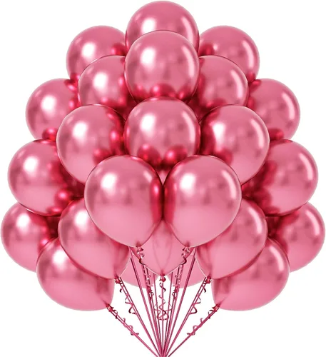 Miniatura 16 de FOTIOMRG - Globos negros de 12 pulgadas, paquete de 50 globos de fiesta negros de buena calidad para cumpleaños, graduación, baby shower, Halloween