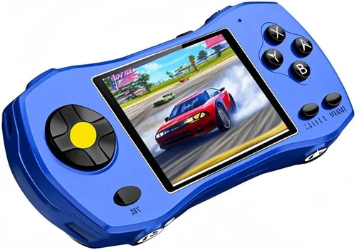 Miniatura 3 de Consola de juegos de mano para niños con más de 200 juegos retro precargados, reproductor de juegos portátil con batería recargable, pantalla LCD