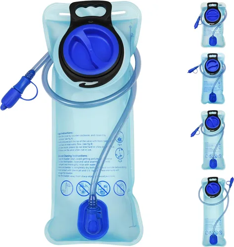Miniatura 12 de Mdvora - Bolsa de hidratación de 1.5L/2L/2.5L/3L, bolsa de almacenamiento de agua con gran abertura, para ciclismo, senderismo, acampada