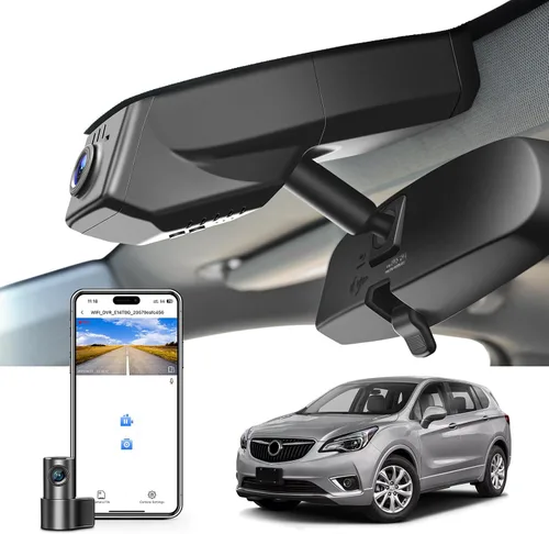 Miniatura 21 de Mangoal Cámara de tablero 4K para Buick Enclave Gen3 2025-2026 (Modelo C), Base Essence Premium Avenir Preferred, aspecto OEM integrado, video UHD