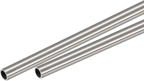 Miniatura 22 de uxcell Tubo redondo de acero inoxidable 304 0.079 in OD 0.012 in espesor de pared 11.811 in longitud 2 piezas
