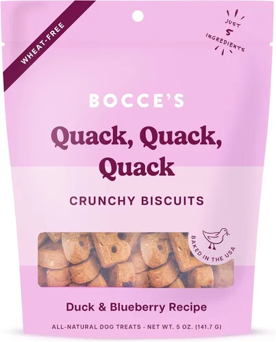Miniatura 9 de Bocce's Bakery - Premios para perros sin trigo de edición limitada, galletas de hamburguesas y papas fritas, 5 onzas