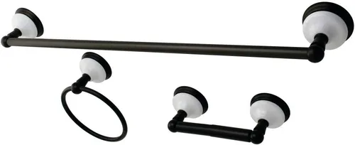 Kingston Brass BAK111148ORB - Juego de accesorios de baño victorianos, 24 pulgadas de largo, bronce aceitado Oil Rubbed Bronze