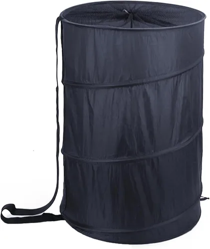 Miniatura 7 de BATTOO Cestas de lavandería plegables, cesta desplegable para lavandería, cesta de lavandería extra grande de 113L con bolsa portátil de malla