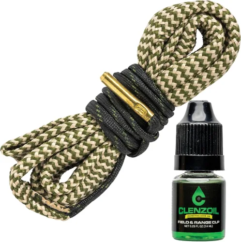 Miniatura 17 de CLENZOIL Field & Range Cobra Bore Cleaner Gun Barrel Cleaning Tool Brass Brush Embedded in Cotton Bore Rope