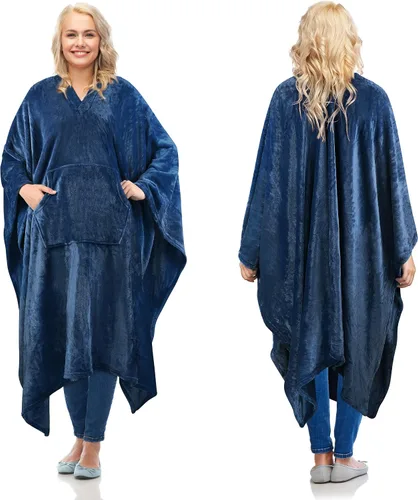 Miniatura 10 de Catalonia Wearable Blanket Poncho for Adult, Super Soft Comfort TV Throw Blanket Cape for Women and Men