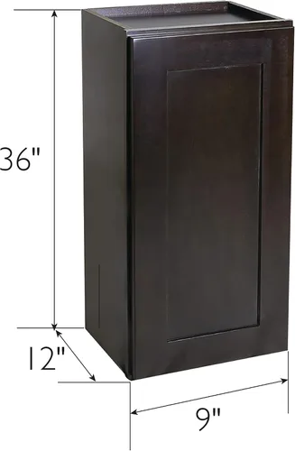 Miniatura 3 de Design House Brookings - Gabinete de pared para cocina Shaker, no ensamblado, W1524, 15" de ancho x 12" de profundidad x 24" de altura, pintado